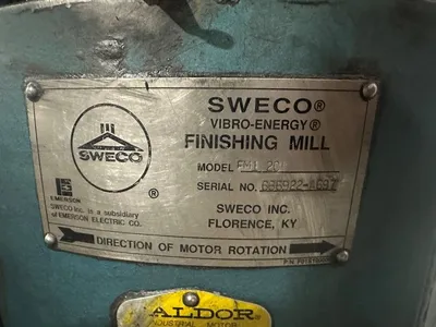 Used SWECO FM-1.2C Vibratory Machines Ohio US | McKean Machinery Sales #1412027