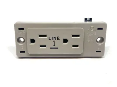 New | in-Stock Steelcase Line-1 Duplex Receptacle 120V 15A Electrical Fittings Michigan US | Maverick Industrial Sales #1401989
