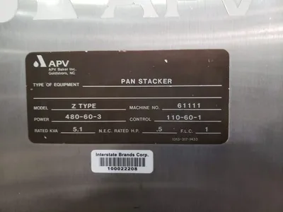 Used APV TYPE Z Bakery Equipment California US | BakeryEquipment.com #1554688