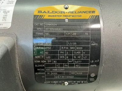 Used BALDOR IDNM3534 Motors (misc) Ohio US | HGR 24 #1521335