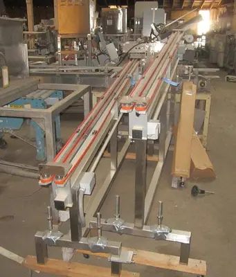 Conveyor, Belt, 0.375" x 8'3", S/st, Syringe, Incline, (2) #C739254