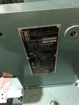 USED METAL MUNCHER MM61E