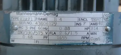 USED DEMAG AFW05L-M-0-1-20-0