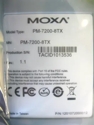 NEW MOXA PM-7200-8TX