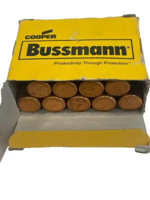 NEW COOPER BUSSMANN FRN-R-1 FUSES FRNR1 9 COUNT