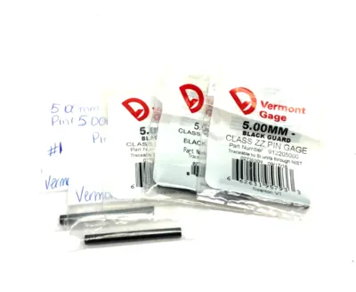 New | in-Stock VERMONT GAGE CLASS ZZ BLACK GUARD PIN GAGE Pins | Maverick Industrial Sales #1112294