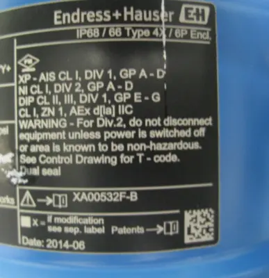 NEW Endress Hauser FMP51-FDACCDUBA4YYYJAZ1+JAZ1