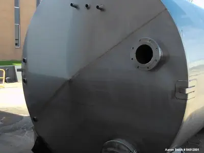Unused TSI 7,000 Gallon Vertical Stainless Steel Holding Tank