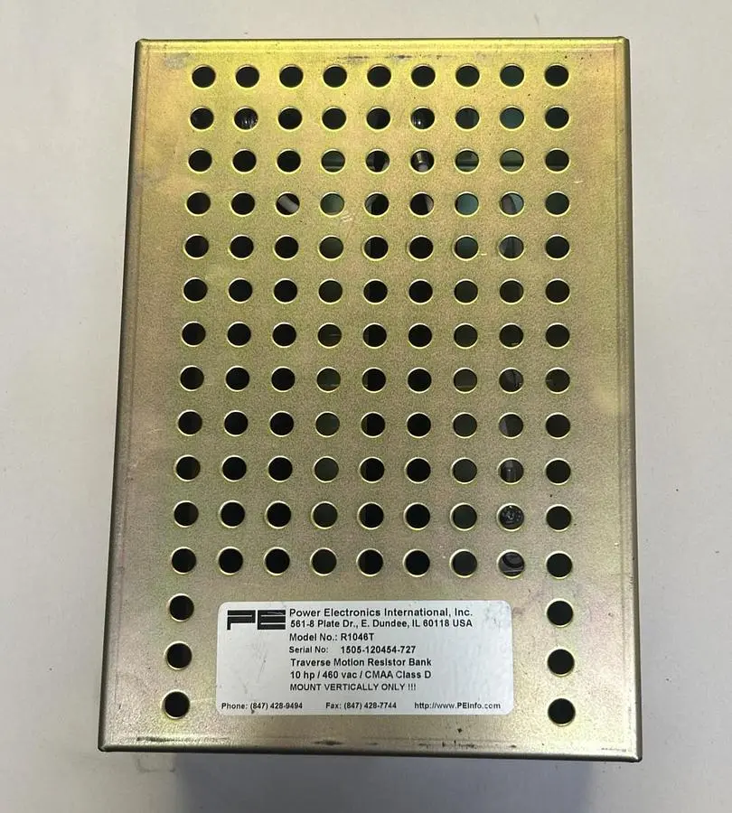 Used POWER ELECTRONICS R1046T Miscellaneous Equipment (Electrical & Power) | Surplus Asset Holdings #1198024