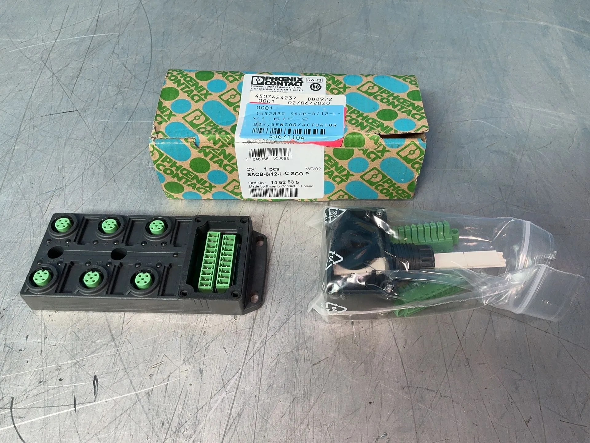 Used PHOENIX CONTACT SACB6/12LC SCO P Electrical Boxes Ohio US | HGR 24 #1515790