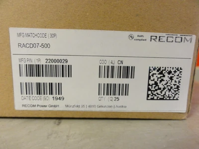 NEW RECOM RACD07-500