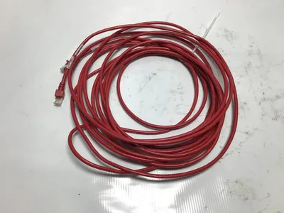 Monoprice Cat6 Ethernet Patch Cable – Network Internet Cord – RJ45, Stranded, 550Mhz, UTP, Pure Bare Copper Wire, 26AWG, 25ft, Red