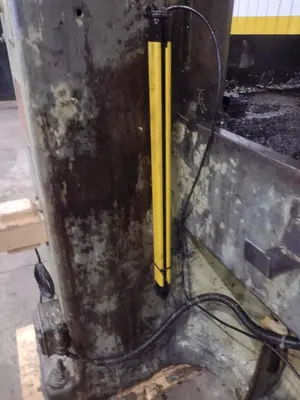 220 TON AIDA MODEL #PMX-LS-200H SSDC STRAIGHT SIDE PRESS, 7.87" STROKE: STOCK #22214