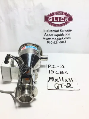 Kawata Dry Material Vacuum Loader Receiver Hopper