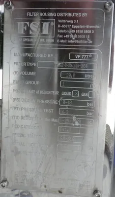 USED 2007 FSI GMBH SAN12-8-316LDIN-DN50