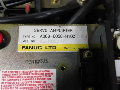 Fanuc A06B-6058-H102 Servo Amplifier Module A16B-1100-0300/02A No Isolator Used