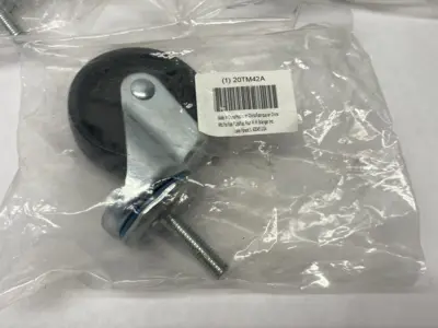 20TM42 Swivel Stem Caster 3" Wheel 125lbs Capacity LOT OF 3