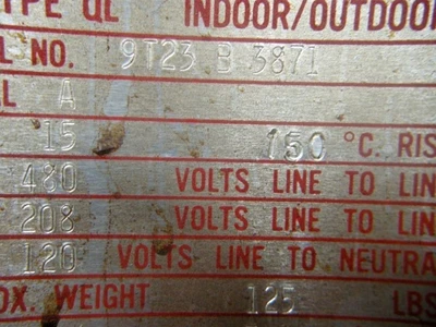USED GENERAL ELECTRIC 9T23B3871