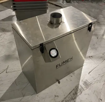 USED FUMEX HIGH-CAPACITY PRE-FILTER UNIT, STAINLESS STEEL