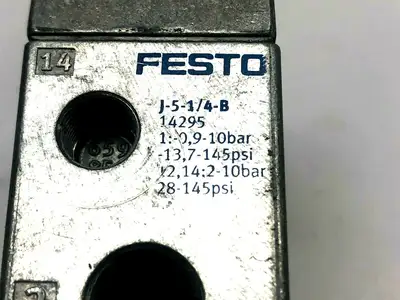 J-5-1/4-B 14925 | Festo  Pneumatic Valve - Used