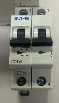 Used EATON FAZ-C6/2 Circuit Breakers | Surplus Asset Holdings #1188975