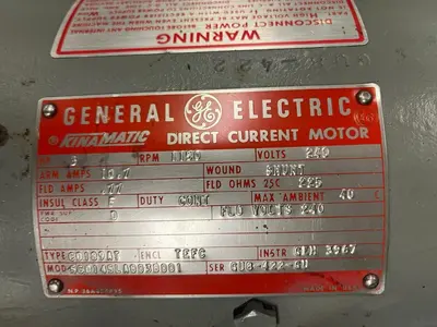 Used GE 5CD145LA803B001 D.C. Motors Ohio US | Surplus Asset Holdings #1204586