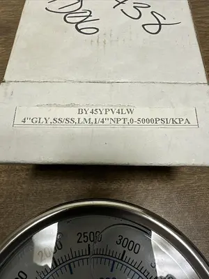 New | in-Stock WEKSLER BY45YPV4LW Universal Pressure Meters Ohio US | Surplus Asset Holdings #1248166