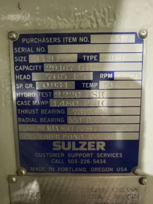 NEW SULZER 24X24X29AZ HSB