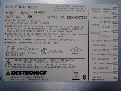 NEW DETTRONICS R8471