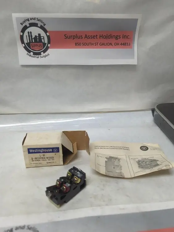 New | in-Stock WESTINGHOUSE L-56 Miscellaneous Equipment (Electrical & Power) | Surplus Asset Holdings #1196602