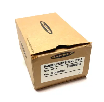 USED BANNER ENGINEERING COMPACT FLAT-PACK SAFETY SWITCH HORIZONTAL RADIUS