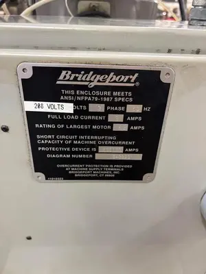 Used BRIDGEPORT EZ TRAK DX Vertical Mills Wisconsin US | Source Machinery Sales #1335891