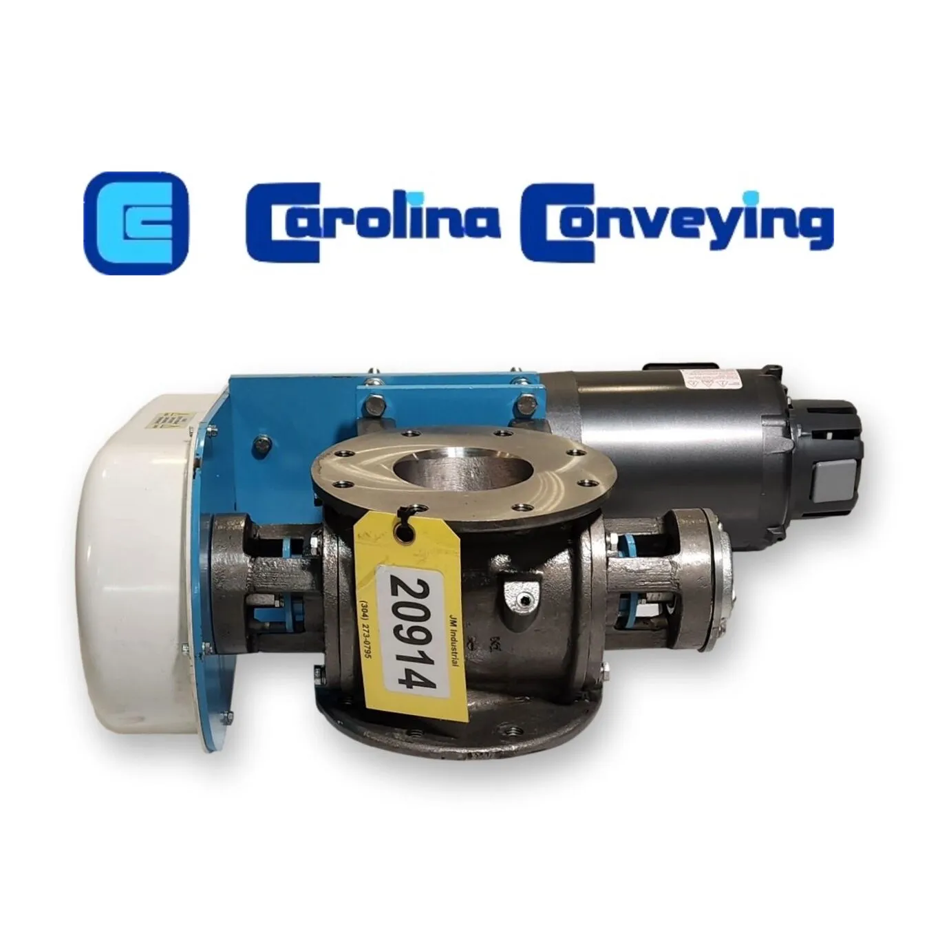 Surplus 4" Dia. Round Rotary Airlock Valve Stainless Steel RVC Carolina Conveyor