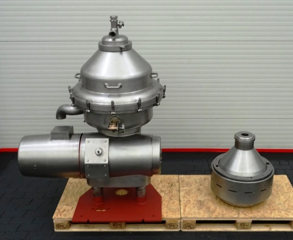 Alfa-Laval MRPX 214 TGV-74 warm milk separator, 316SS.