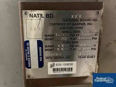 USED Gaspar 75 Gal Gaspar Tank, S/S