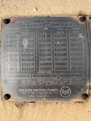 USED WILSON SNYDER WS 85-25
