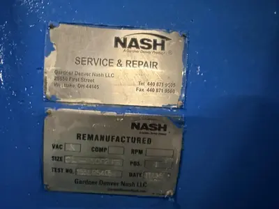 Used NASH CL-32002 FF Vacuum Pumps Pennsylvania US | Global Equipment International, LLC #444207