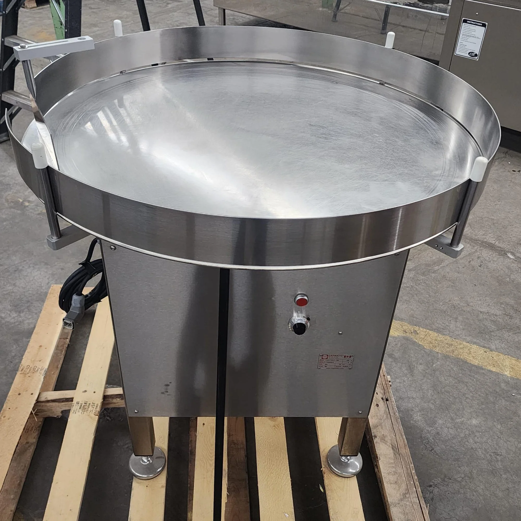 Turn table 2019 Capmatic Turn table all in stainless steel 39 Inch. Diam. # 105