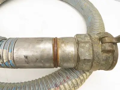 Wilcox 3"ID x 12' Stainless Flexible Chemical Transfer Hose Camlok Ends