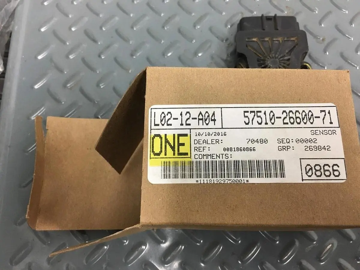 Toyota 5FBCU15 Electric Forklift Throttle Switch 57510-2660-71
