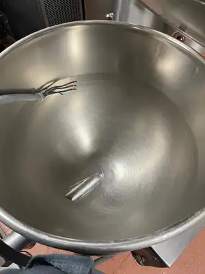 Used Market Forge Used 2006 Market Forge F-40LE Stationary Jacketed Steam Kettle 40 Gallon 208V 3 Phase Cooking Kettles Illinois US | Falcon Restaurant Supply #1375754