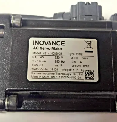 Inovance AC Servo Motor MS1H1-40B30CB Stonker Gear Reducer STF60-10