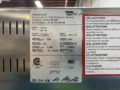 USED 2012 WIESHEU B04-EM