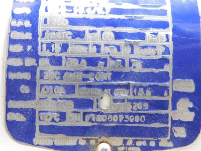 Baldor Reliance CEWDM3615T Super E Washdown Duty Motor 5 HP 1750RPM Used