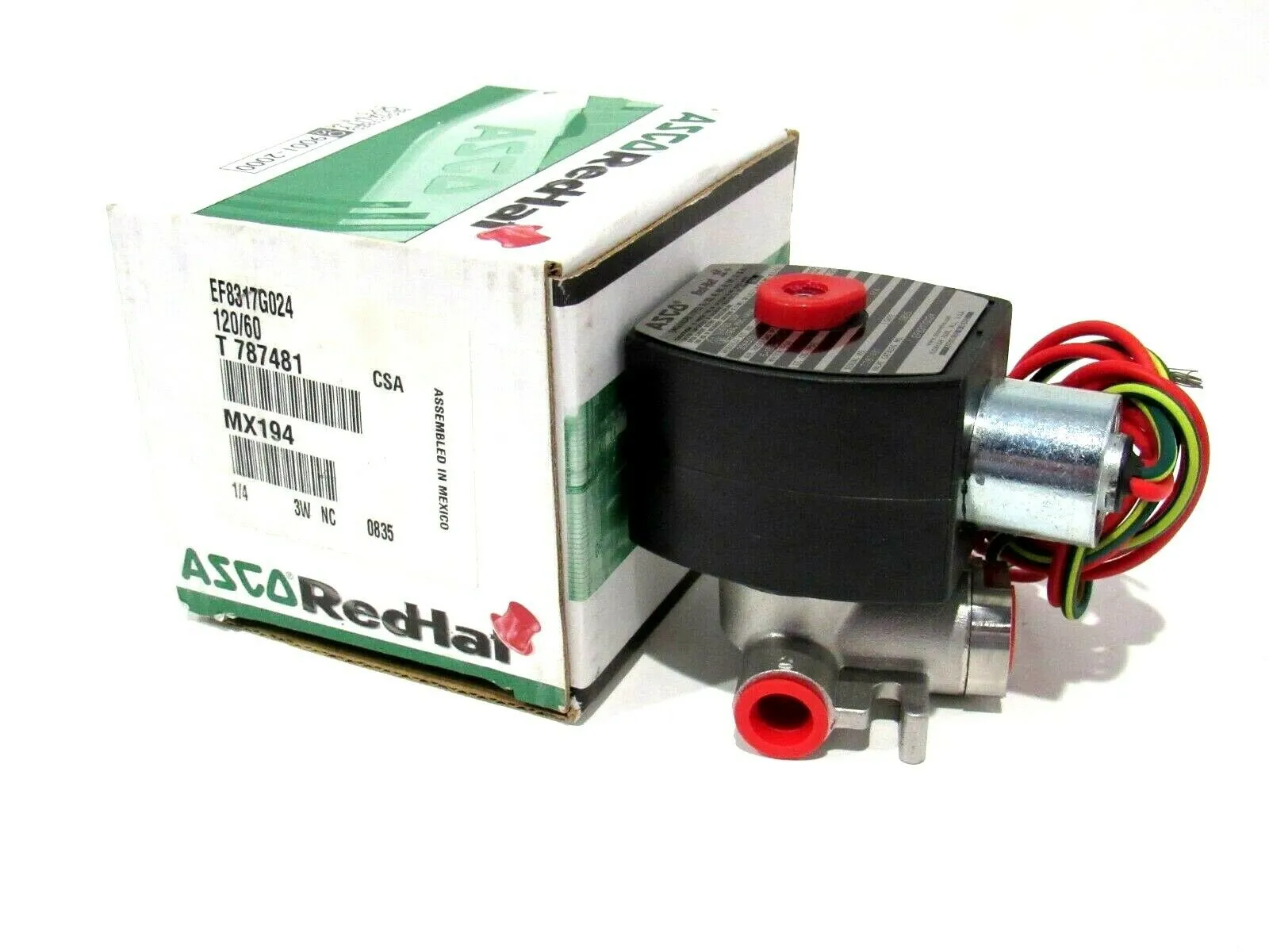 NEW ASCO EF8317G024 SOLENOID VALVE 120/60