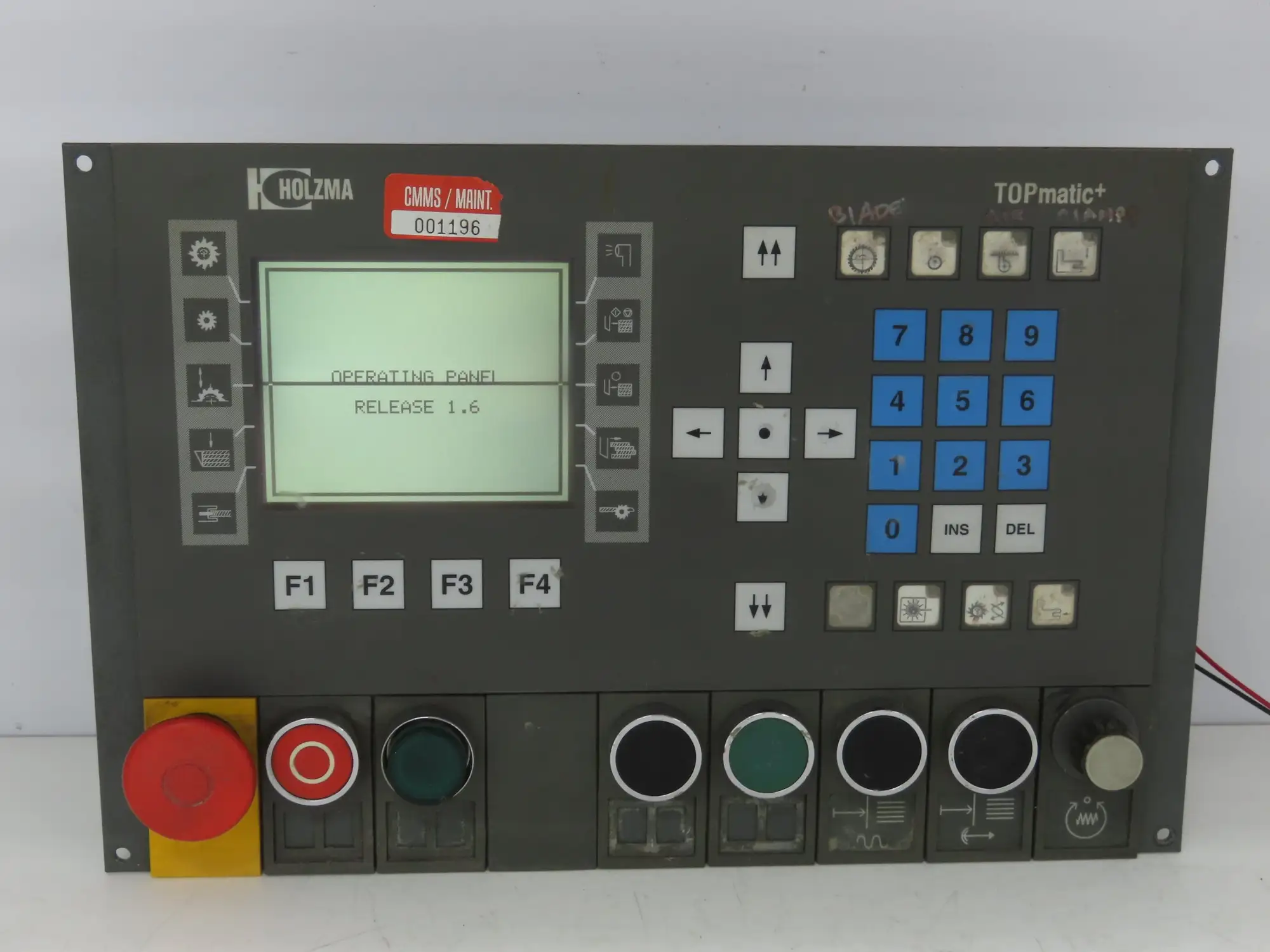 B&R Automation BRRTGR31 Control Pannel Display Screen 7 Start/Stop Switches