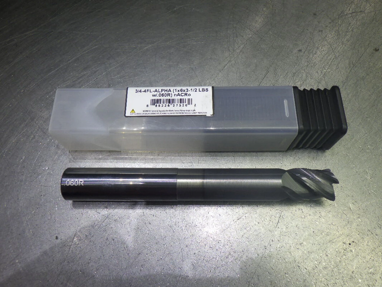 Monster 3/4" 4 Flute Carbide CR XL Endmill 3/4" Shank .06" R 294-004092 (LOC943B)
