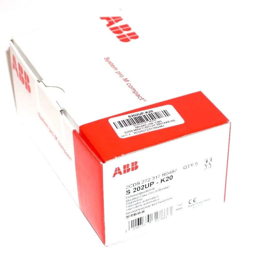 5 NEW ABB S 202UP-K20 CIRCUIT BREAKERS S202UPK20