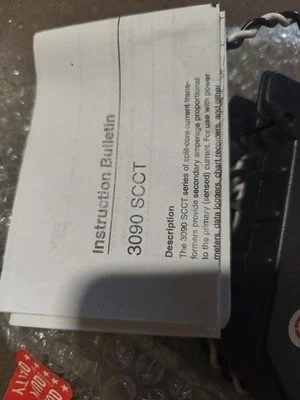 SQUARE D 3090SCCT063 Split Core Current Transformer,200Amp New
