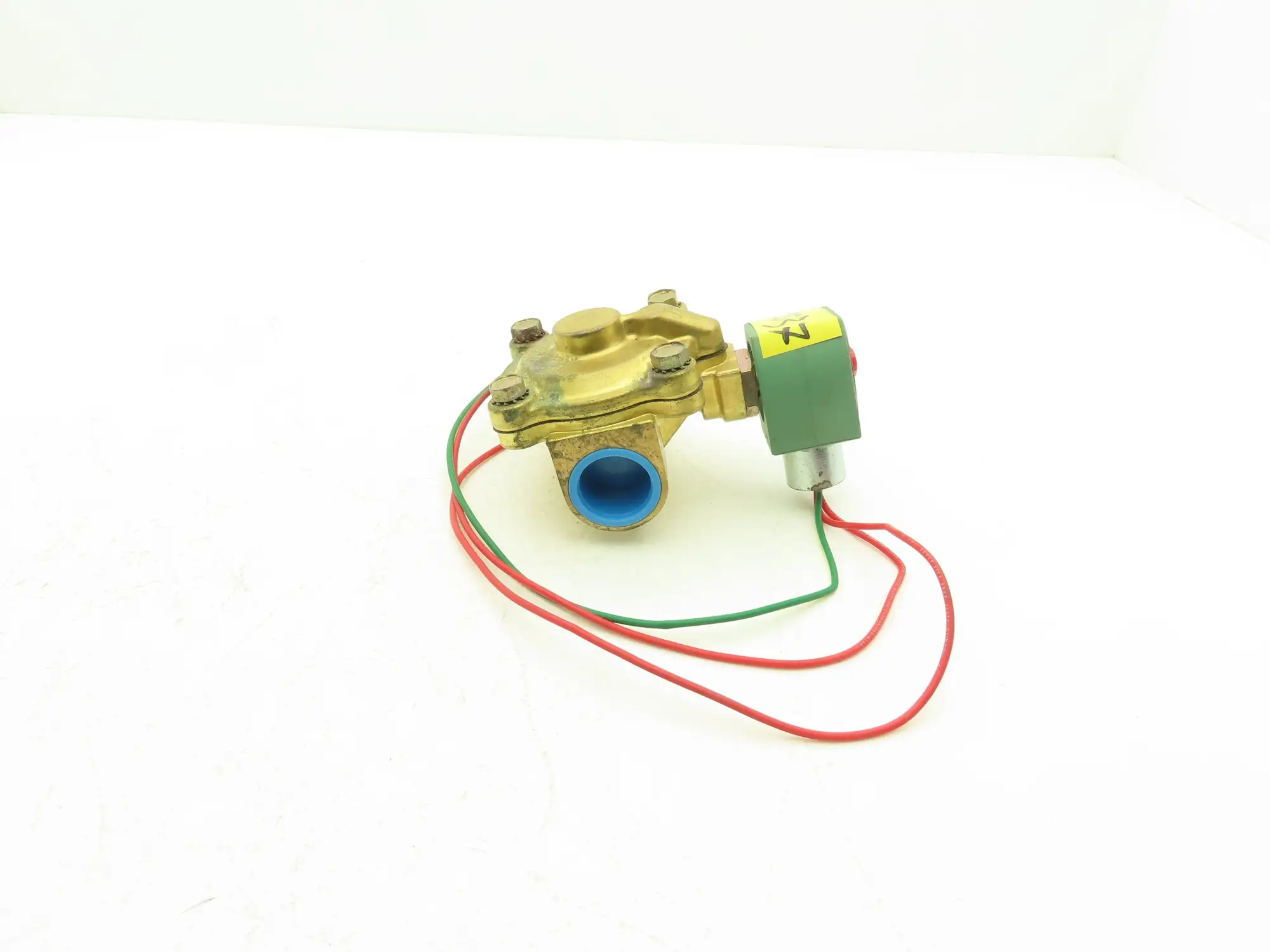 Asco 8210G4 Brass Solenoid Valve 2-Way 1"NPT 120VAC Normally Closed 5-150 PSI